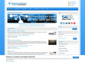Bookmarks, RSS-Feeds und Artikel